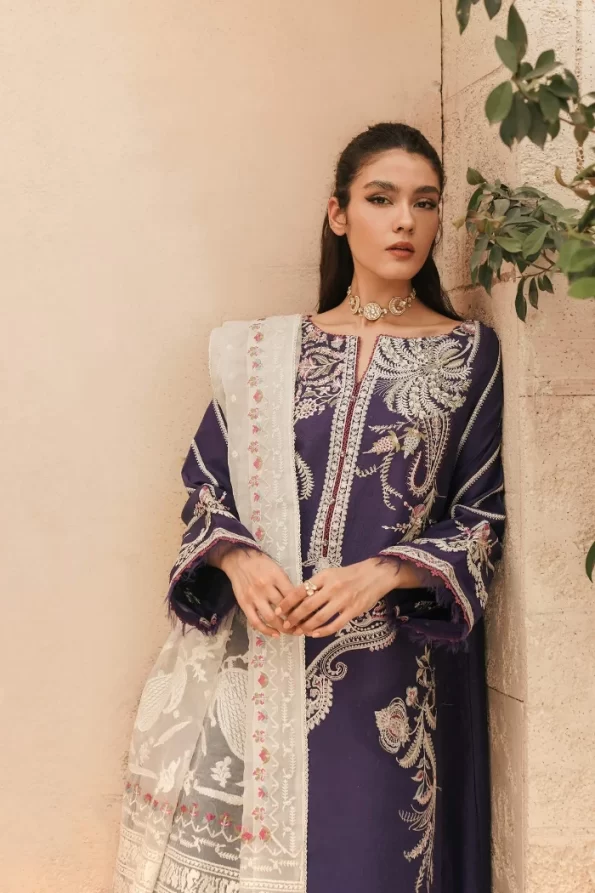 Zara Shahjahan Luxury Embroidered Lawn-DINA