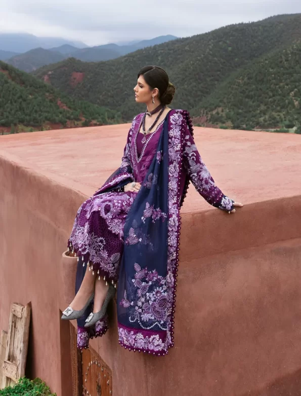 Republic Womenswear -Amaani Luxury Lawn-Fatine-D2-A- What U Wear