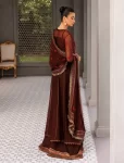 XENIA Fromals ESMEE- Embroidered Chiffon Unstitched 3Pc- What U Wear