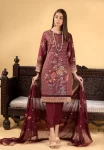 Manizay Zarlish Unstiched 3Pcs-01- What U Wear