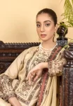 Manizay Zarlish Unstiched 3Pcs-01- What U Wear