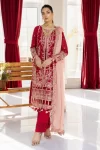 Adans Libas Suroor Unstitched Swiss Voil 3Pcs- What U Wear
