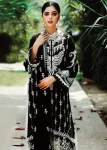 Husna Umar Embroidered Chiffon Unstitched 3pcs