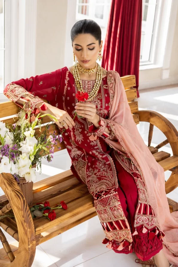 Adans Libas Suroor Unstitched Swiss Voil 3Pcs- What U Wear