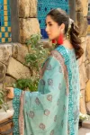 Maahru Embroidered Lawn Unstitched 3Pcs- What U Wear