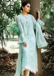 Husna Umar Embroidered Chiffon Unstitched 3pcs- What U Wear