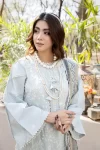 Adans Libas Blossom Embroidered Lawn Unstitched 3pcs- What U Wear