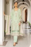 Adans Libas Suroor Unstitched Swiss Voil 3Pcs- What U Wear