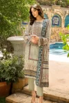 Maahru Embroidered Lawn Unstitched 3Pcs- What U Wear