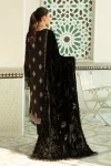 Parishay Unstitched 3pc Corduroy with Velvet Shawl-What U Wear