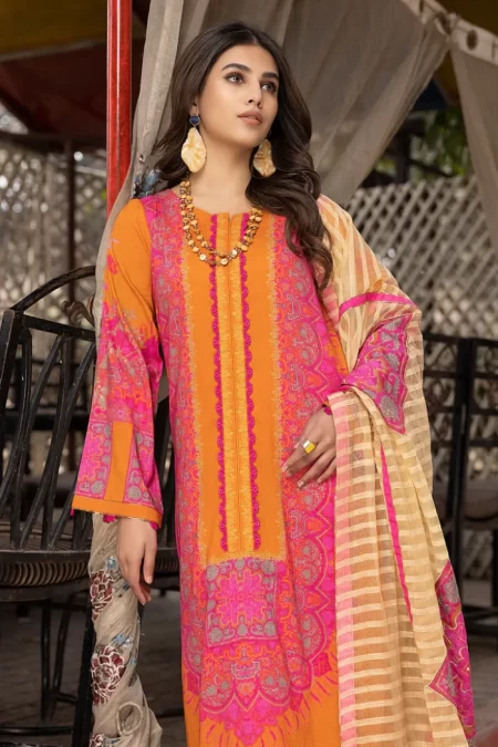 Charizma Print Melody Printed Lawn Unstitched 3pcs- What U Wear