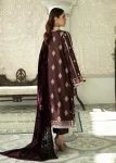 Parishay Unstitched 3pc Corduroy with Velvet Shawl-Kainaat A- What U Wear