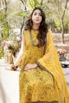 Adans Libas Blossom Embroidered Lawn Unstitched 3pcs- What U Wear