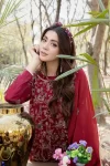 8Adans Libas Blossom Embroidered Lawn Unstitched 3pcs- What U Wear