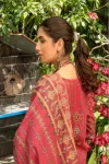 Maahru Embroidered Lawn Unstitched 3Pcs- What U Wear