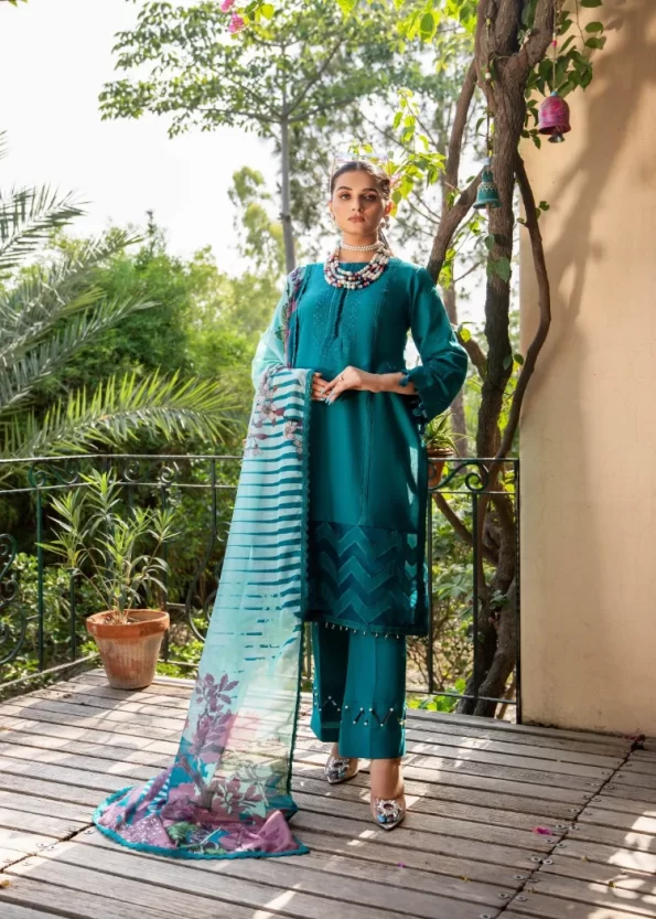 Zebtan Summer Lawn Vol-2 Unstitched 3pcs- What U Wear