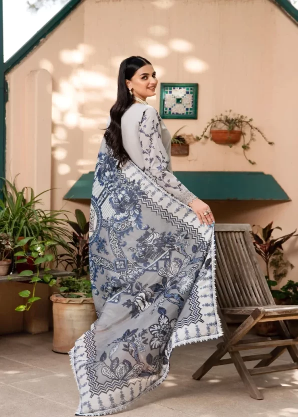 Zebtan Summer Lawn Vol-2 Unstitched 3pcs- What U Wear