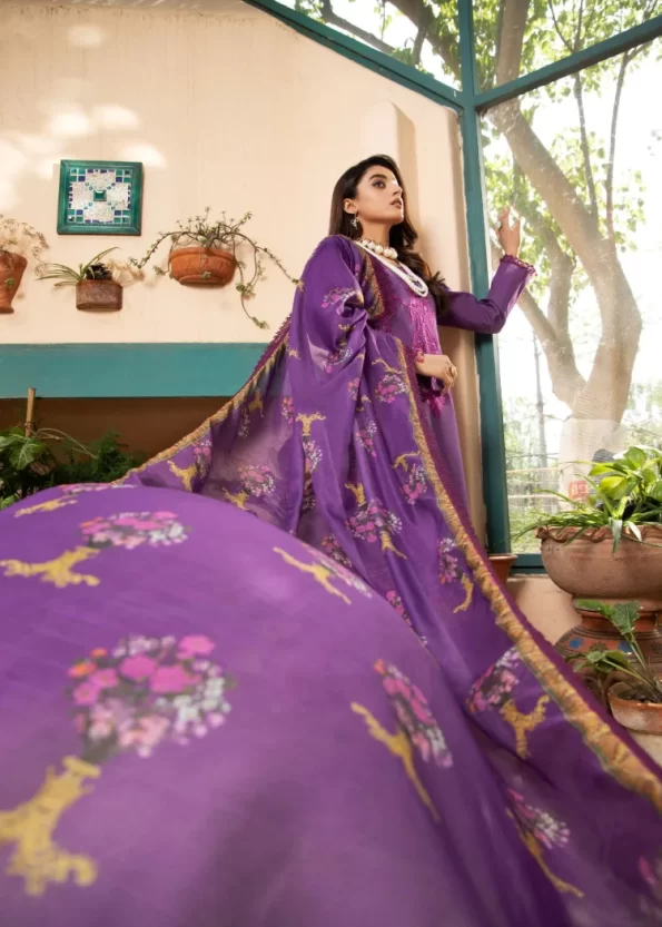 Zebtan Summer Lawn Vol-2 Unstitched 3pcs- What U Wear