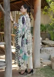 Z.Prints Golden Stripes Voile Lawn Unstitched 3Pcs- What U Wear
