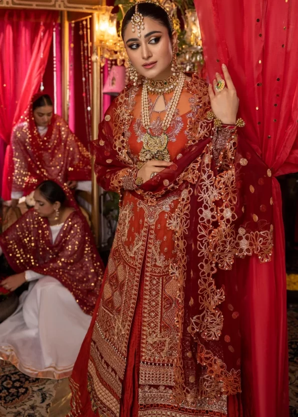 Bin Ilyas- 3 Piece Unstitched Luxury Suit- What U Wear
