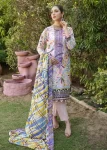 Z.Prints Golden Stripes Voile Lawn Unstitched 3Pcs- What U Wear