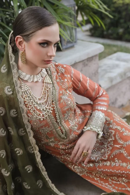 Abbas Jamil Rajpoot Classical Embroidery 4pc-FLORA- What U Wear