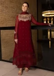 Azure Mookaite - Unstitched Chiffon 4pc Suit- What U Wear
