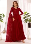 Wajahat Mansoor -Ella -Red Luxury Pret- What U Wear