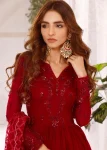 Wajahat Mansoor -Ella -Red Luxury Pret- What U Wear