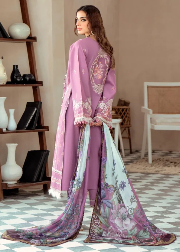 Bin Ilyas-3Piece Unstitched – Summer Lawn-912 -B- What U Wear