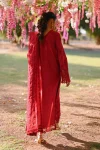 Qalamkar Luxury Chikan kari Embroidered ZARMINA- What U Wear