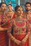 Mushq Luxury Chiffon Suit-MOLTEN LAVA- What U Wear