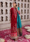 AIK- BAAGH - LOOK 09 Luxury Embroidered Velvet Suit- What U Wear