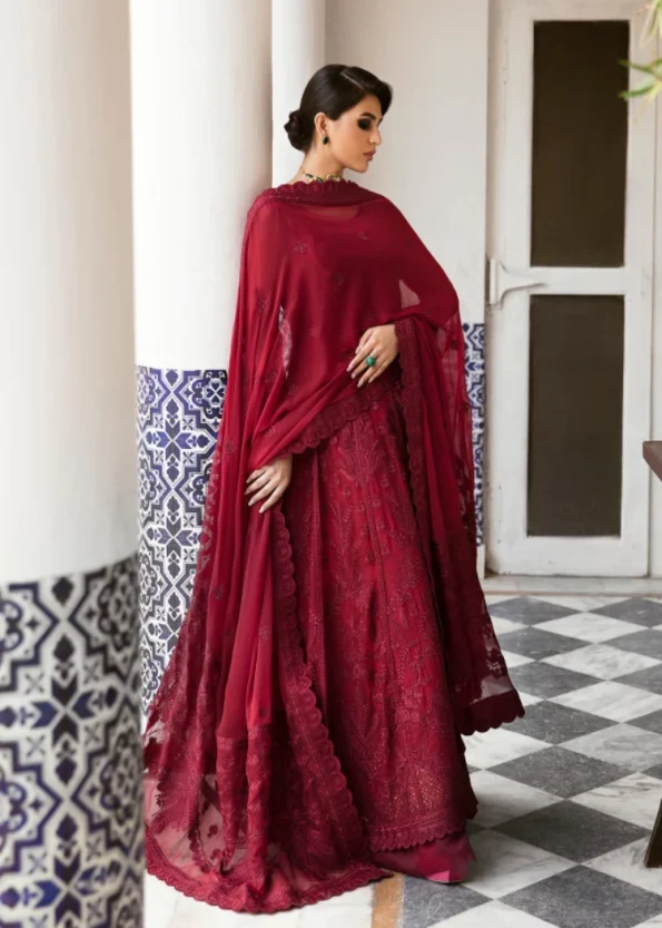 Garnet – Embroidered Luxury Pret 23V1- What U Wear