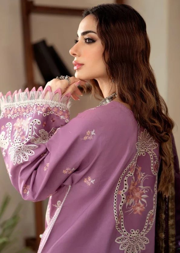 Bin Ilyas-3Piece Unstitched – Summer Lawn-912 -B- What U Wear
