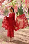Qalamkar Luxury Chikan kari Embroidered ZARMINA- What U Wear