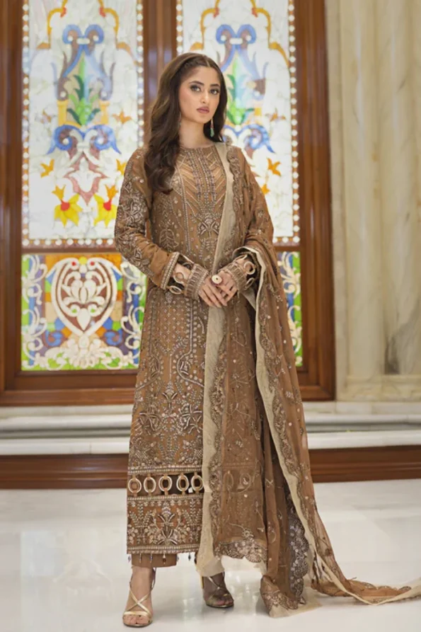 Emaan Adeel- ISHQ AATISH Luxury 3pc- HANA- What U Wear