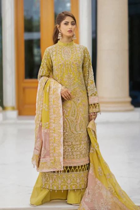 Emaan Adeel- ISHQ AATISH Luxury 3pc- FARAH- What U Wear