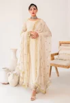 Charizma Unstitched Embroidered Chiffon-3-Pc CZP3-07- What U Wear