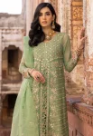 Charizma Unstitched Embroidered Chiffon-3-Pc DJW-07- What U Wear