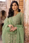 Charizma Unstitched Embroidered Chiffon-3-Pc DJW-07- What U Wear