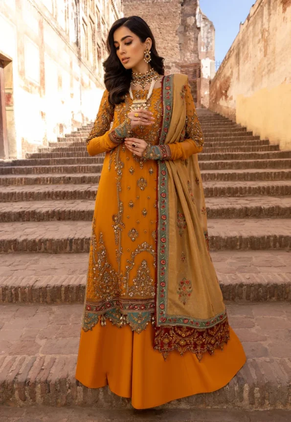 3-Pc Charizma Unstitched Luxury Chiffon Collection DJW-06- What U Wear