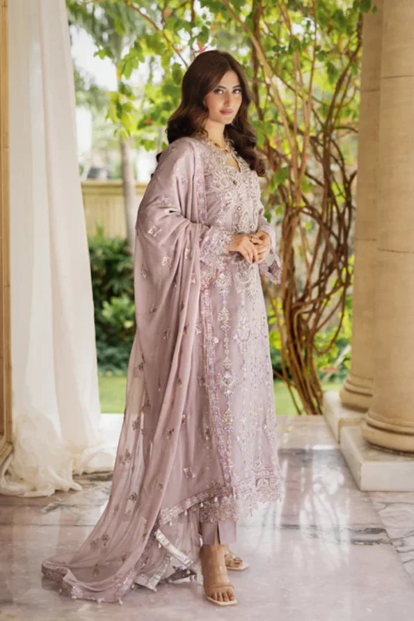 Emaan Adeel- ISHQ AATISH Luxury 3pc- GUL BANO- What U Wear