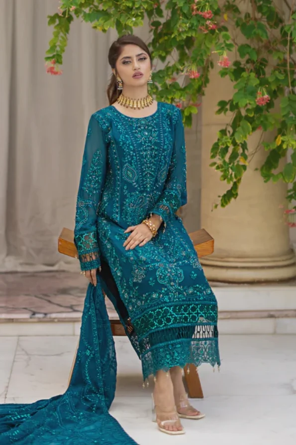 Emaan Adeel- ISHQ AATISH Luxury 3pc- FAREEDA- What U Wear