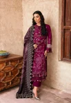 Ethnic Rozana Winter Embroidered Unstitched Suit-01- What U Wear.