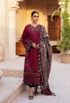Ethnic Rozana Winter Embroidered Unstitched Suit-01- What U Wear.