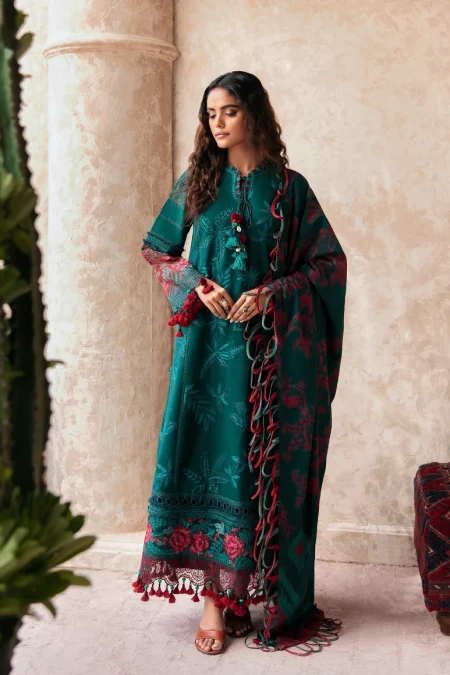 Ethnic Rozana Winter Embroidered Unstitched Suit-01- What U Wear
