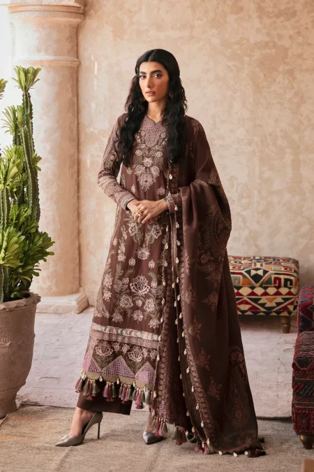 Ethnic Rozana Winter Embroidered Unstitched Suit-01- What U Wear
