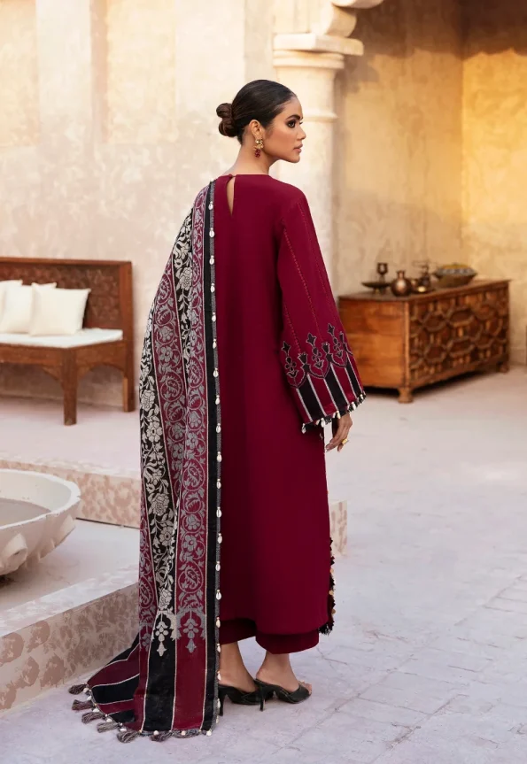 Ethnic Rozana Winter Embroidered Unstitched Suit-01- What U Wear.