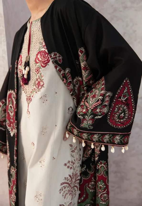 Ethnic Rozana Winter Embroidered Unstitched Suit-01- What U Wear.